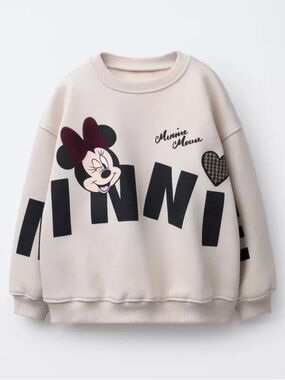 NWOT Zara Disney Minnie Mouse Sweatshirt